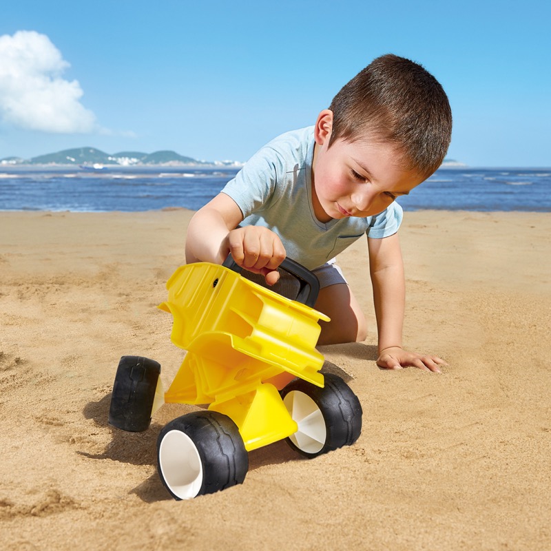 Truk Dump HaPe | Kotoran Mini Pasir Kendaraan Mobil Mainan Untuk Anak-anak, Kuning