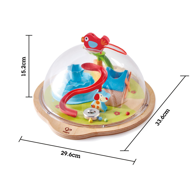 Hape Sunny Valley Adventure Dome | Mainan 3D dengan Maze Magnetic, Kids Play Dome Menampilkan karakter dan aksesoris
